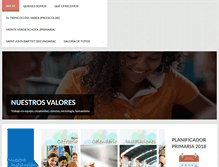 Tablet Screenshot of monteverdeschool.com